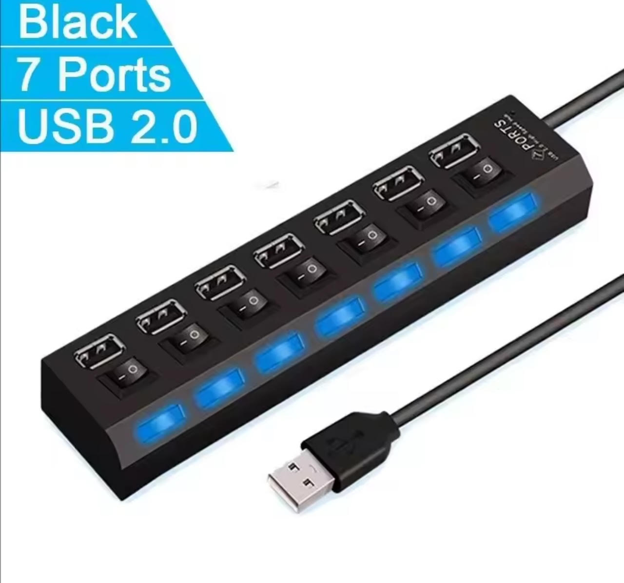 Hub 7 puertos USB 2.0