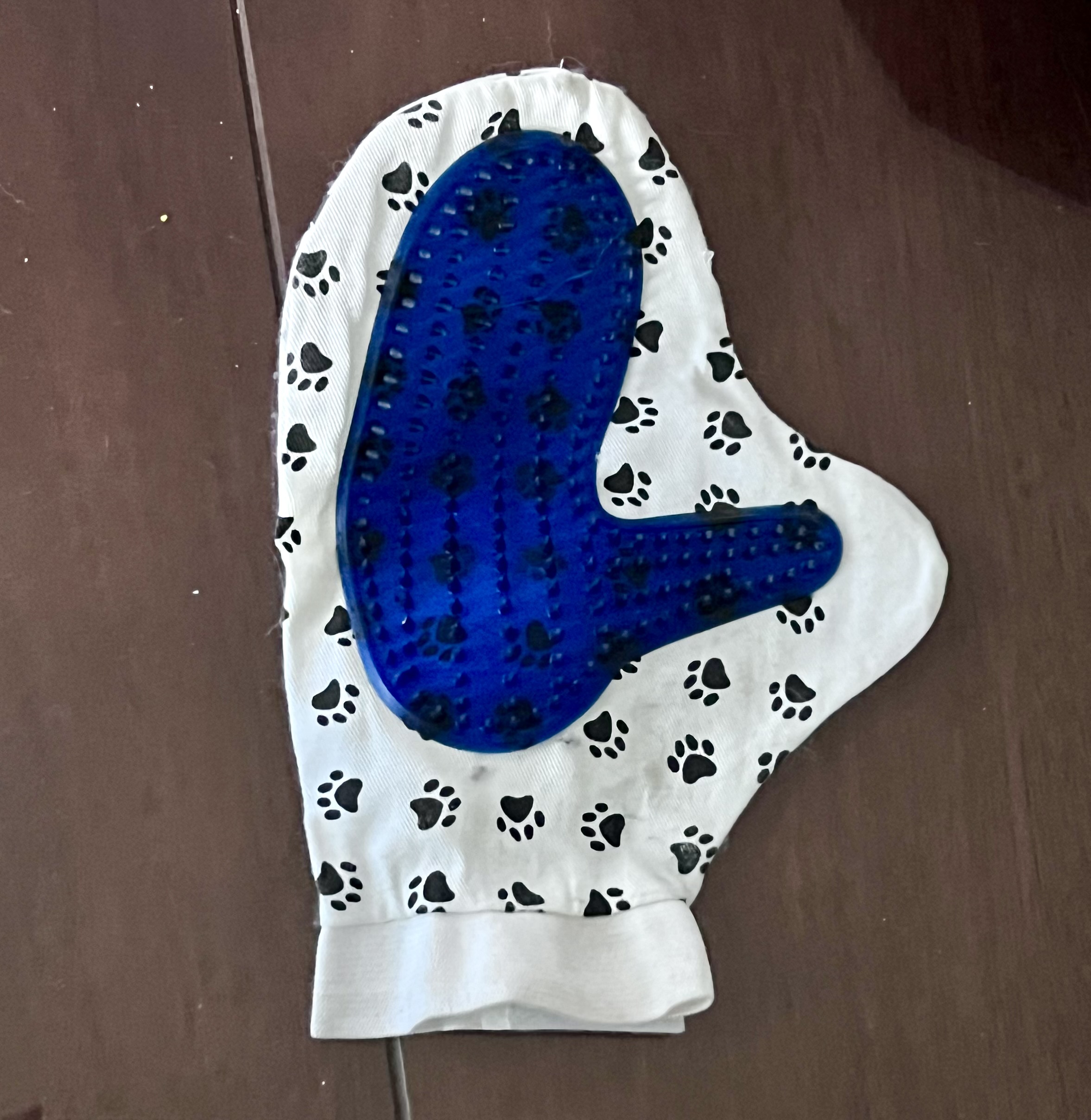 Guante para limpieza de mascota 